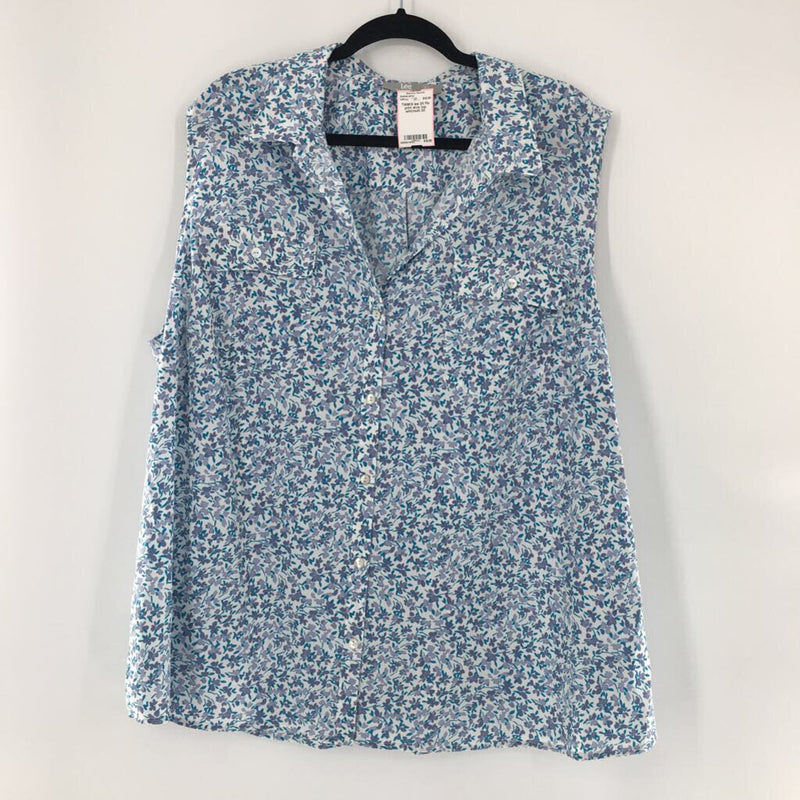 3X Flo print slvls top