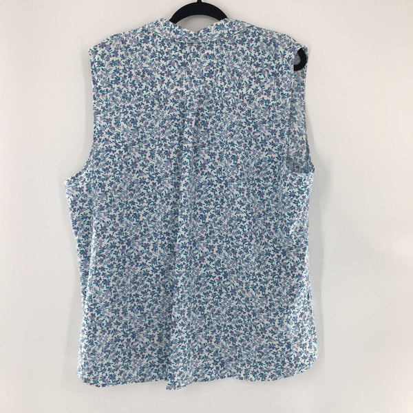 3X Flo print slvls top