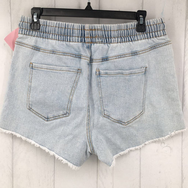 M Frayed hem jean shorts