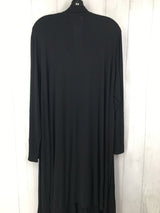 1X/2X Long open front cardi