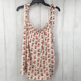 2X Flo print smocked tank