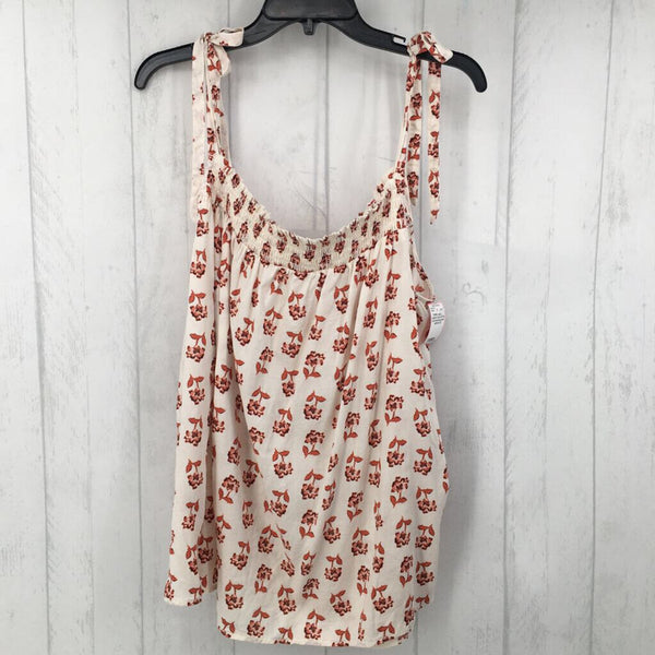 2X Flo print smocked tank