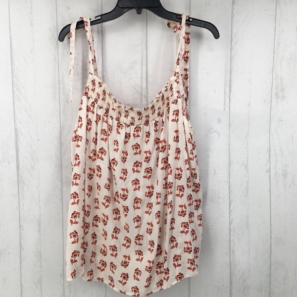 2X Flo print smocked tank