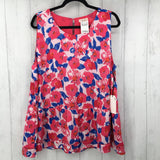 1X Flo print tiered tank