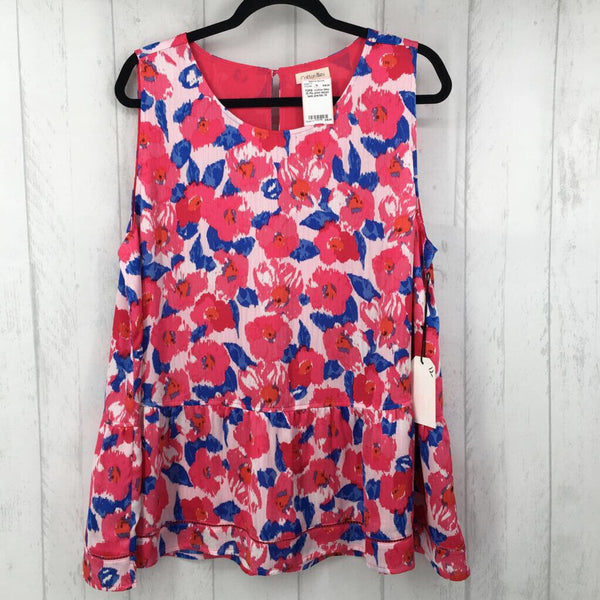 1X Flo print tiered tank