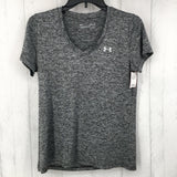 S Marled v-neck s/s tee