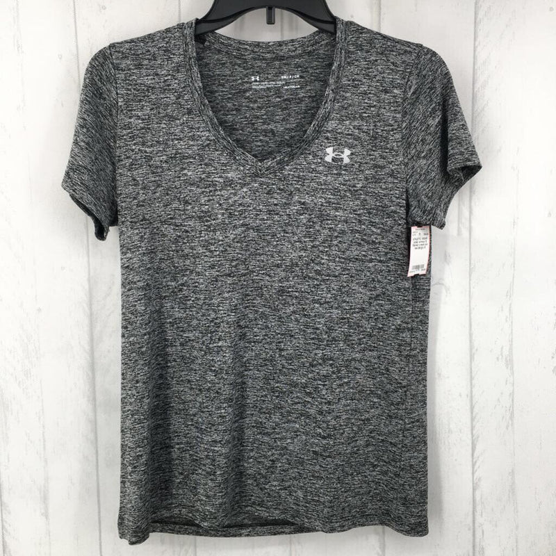 S Marled v-neck s/s tee