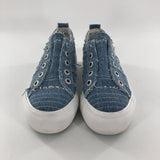 8 Denim slip on sneaker