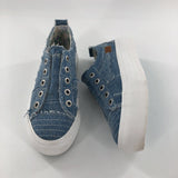 8 Denim slip on sneaker