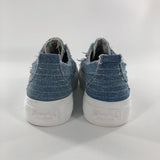 8 Denim slip on sneaker