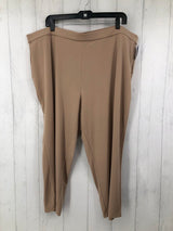 2X Pull on wide leg pants