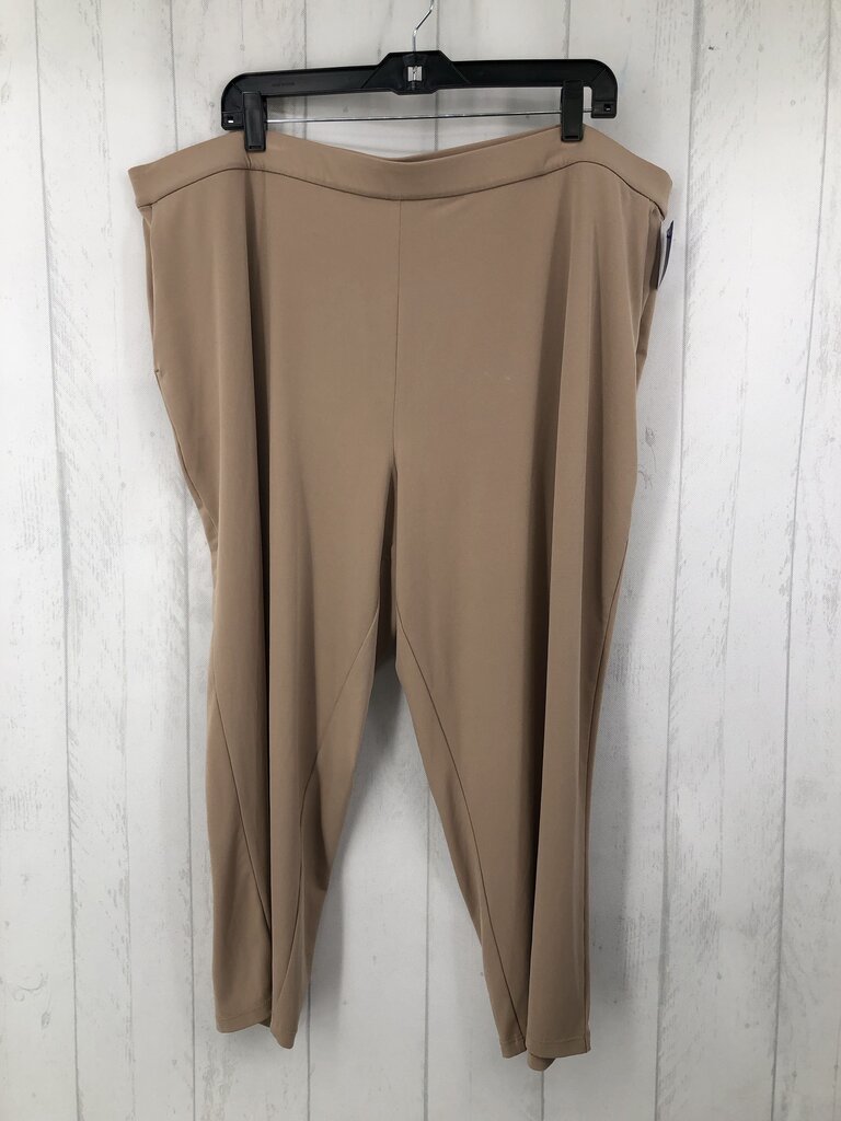 2X Pull on wide leg pants