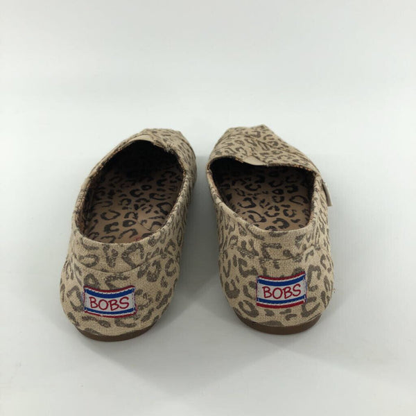 11W Animal print canvas slip-ons