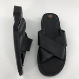 10 Leather crossover sandal