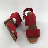 6 Suede block heel sandal