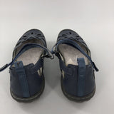 8.5 Velcro strap leather walking shoe