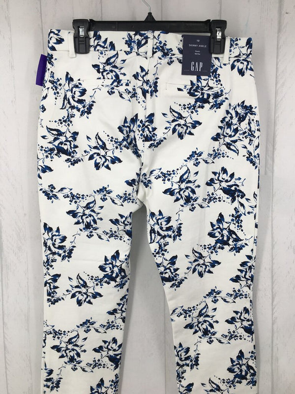 R50 10 Flo print skinny ankle pant