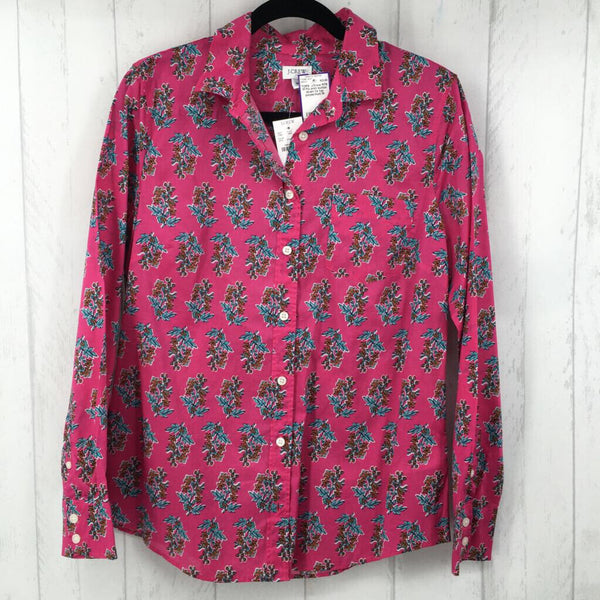 R79 M Flo print button down l/s top