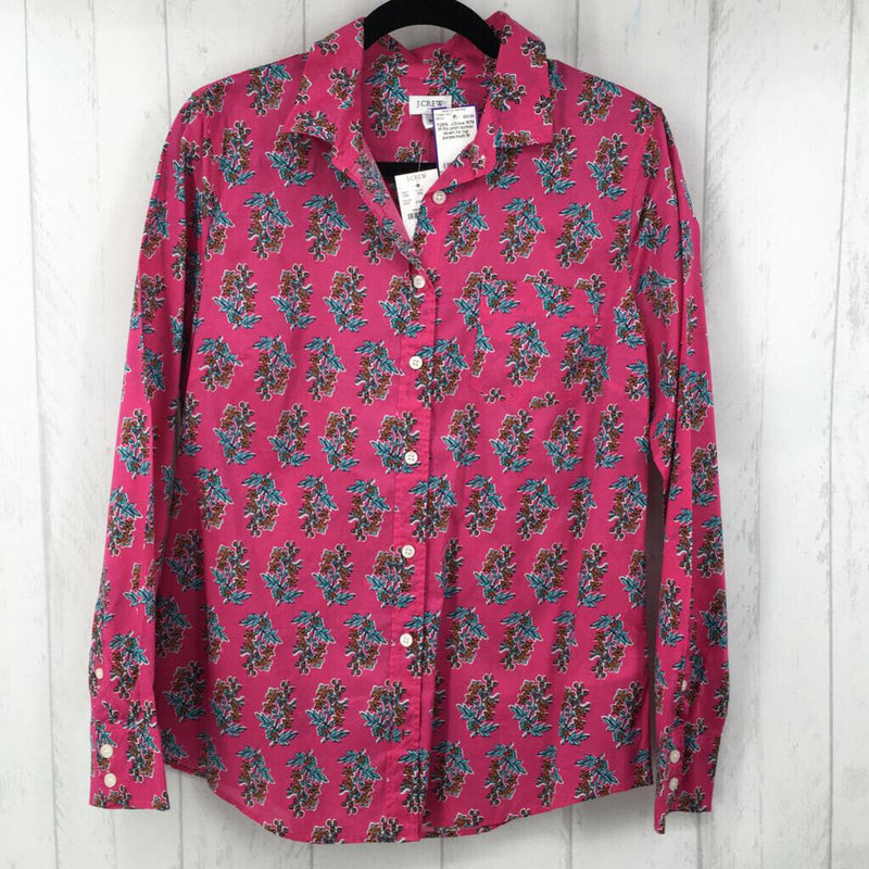 R79 M Flo print button down l/s top