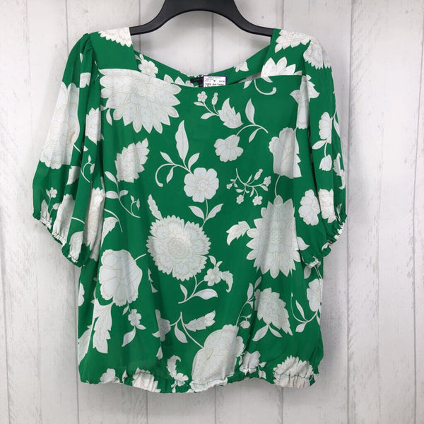 L Flo print s/s top