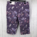 10p Flo print crop pant