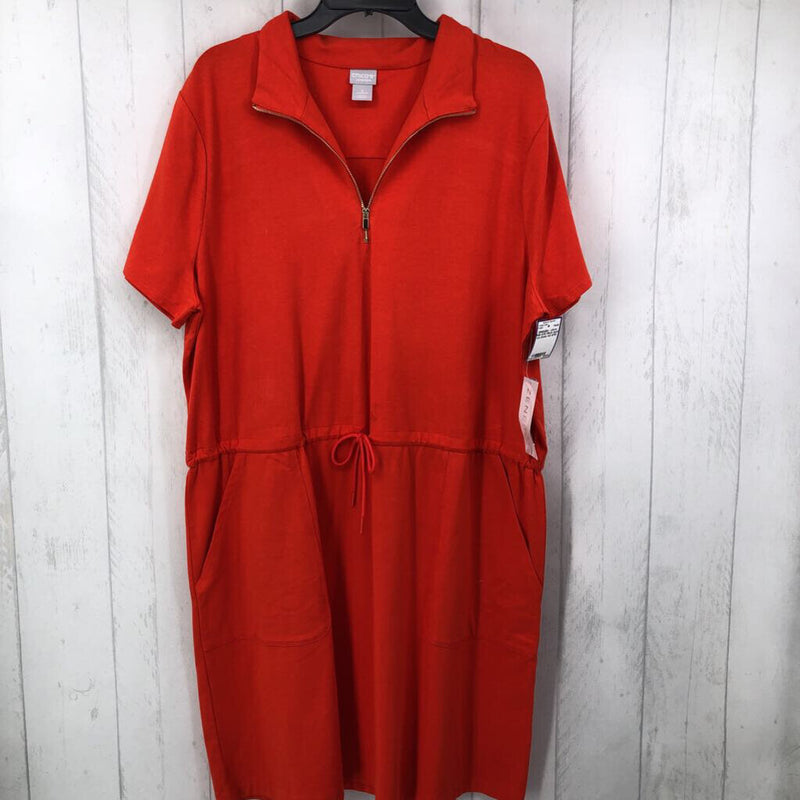 R99 4(1X) Mock neck s/s dress