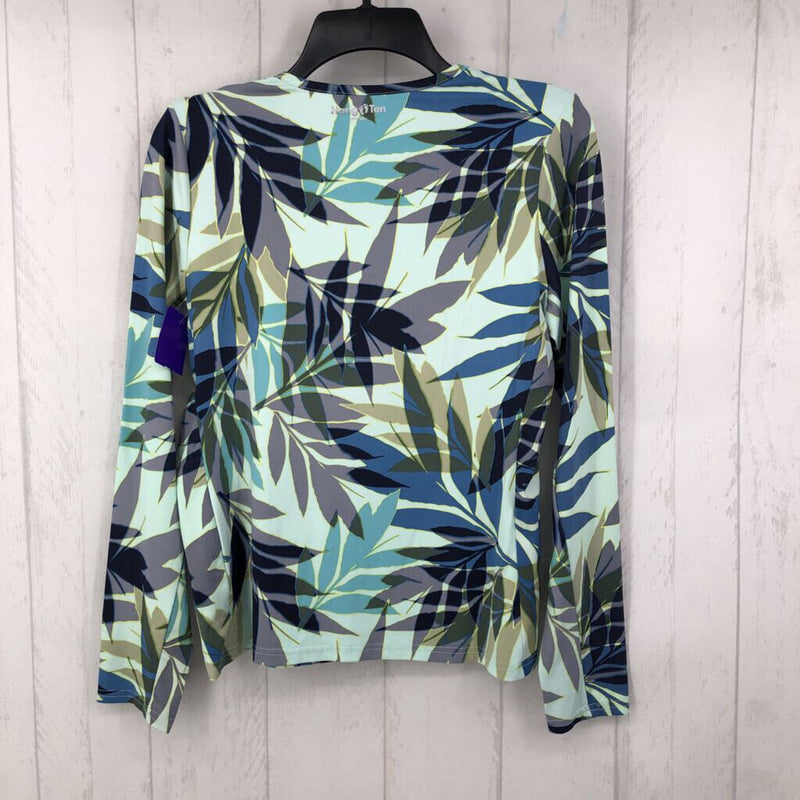 M Tropical print l/s top