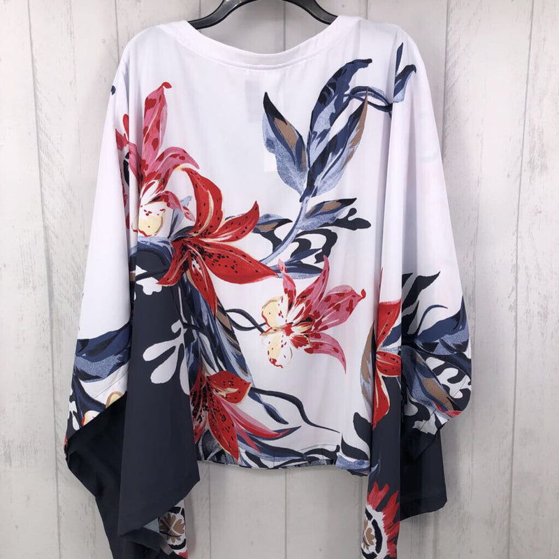 L/XL Flo printy poncho