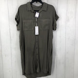 M Button down s/s dress