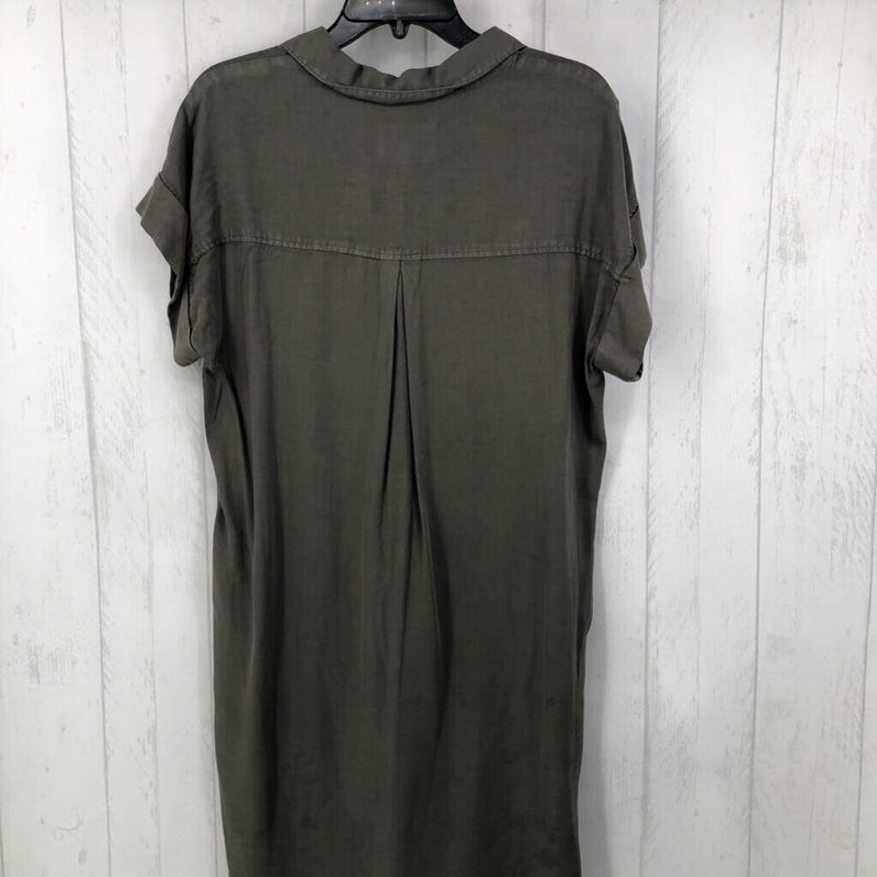 M Button down s/s dress