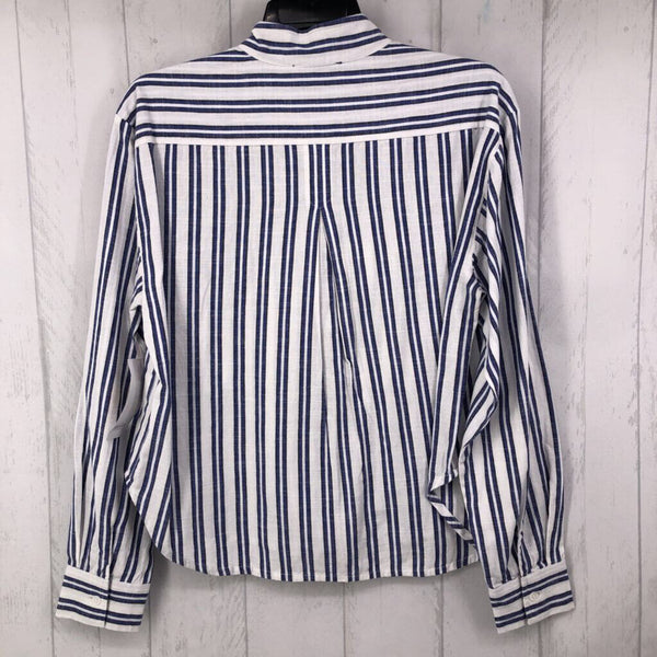 R98 S Striped button down l/s top