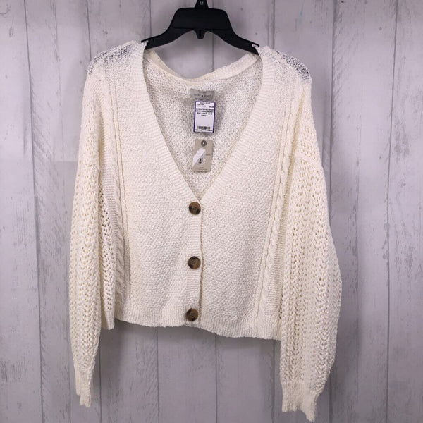 L Knit v-neck cardi