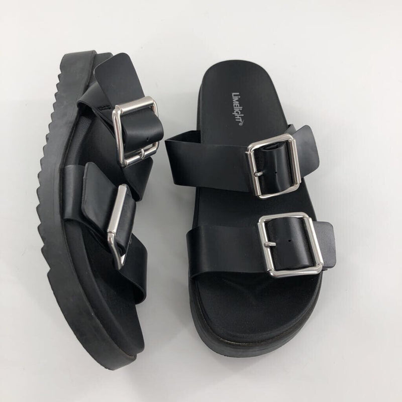 6.5 Chunky double buckle strap sandal