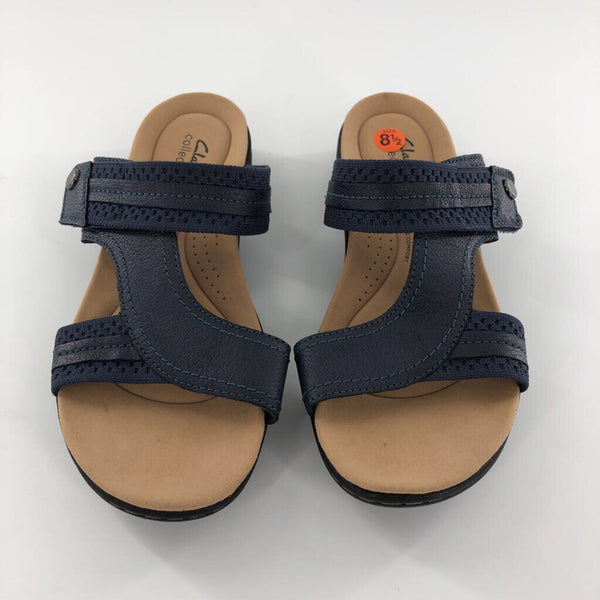 8.5 velcro slide sandals