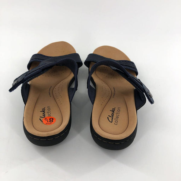 8.5 velcro slide sandals