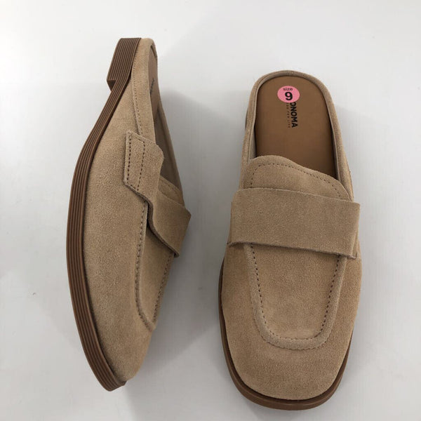 9 Suede mule loafer