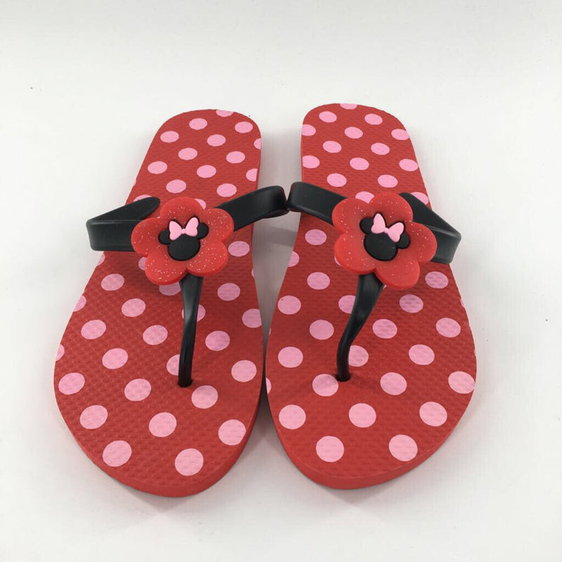 9/10 Minnie Mouse flip-flops