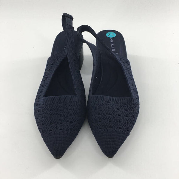 7.5 Crochet slinback shoes