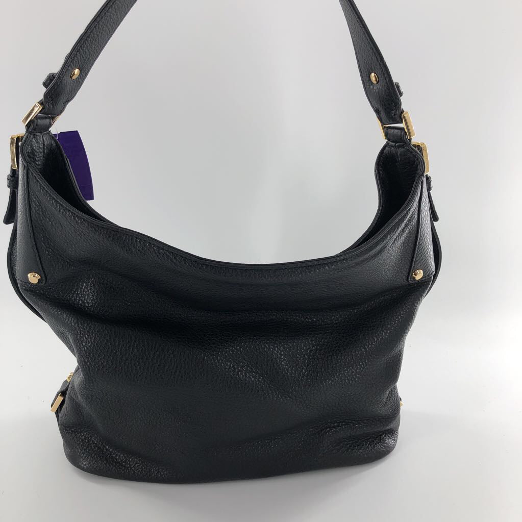 footed zip top shoulder bag