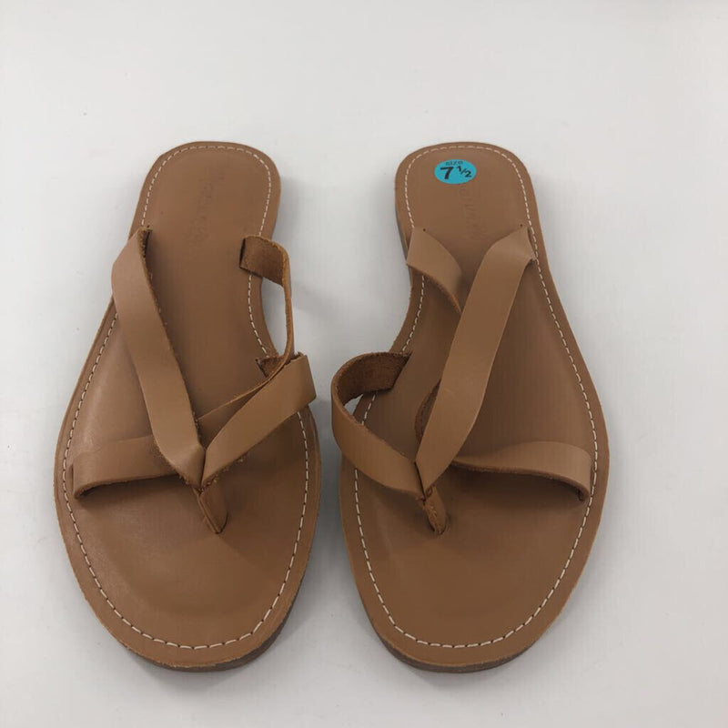 7.5 Leather thong sandal