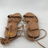 7 Leather lace-up sandal