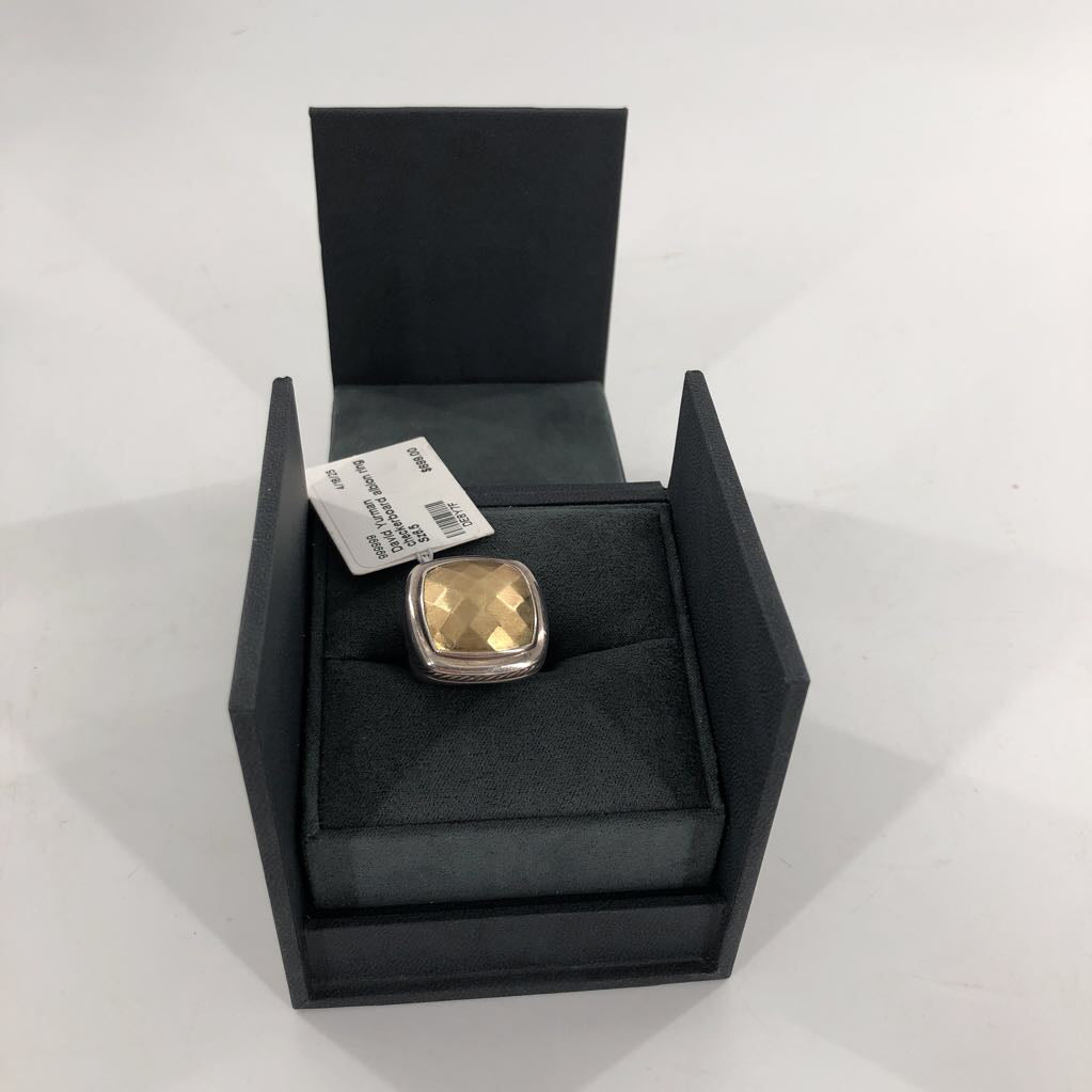 David Yurman checkerboard albion ring Sz6.5