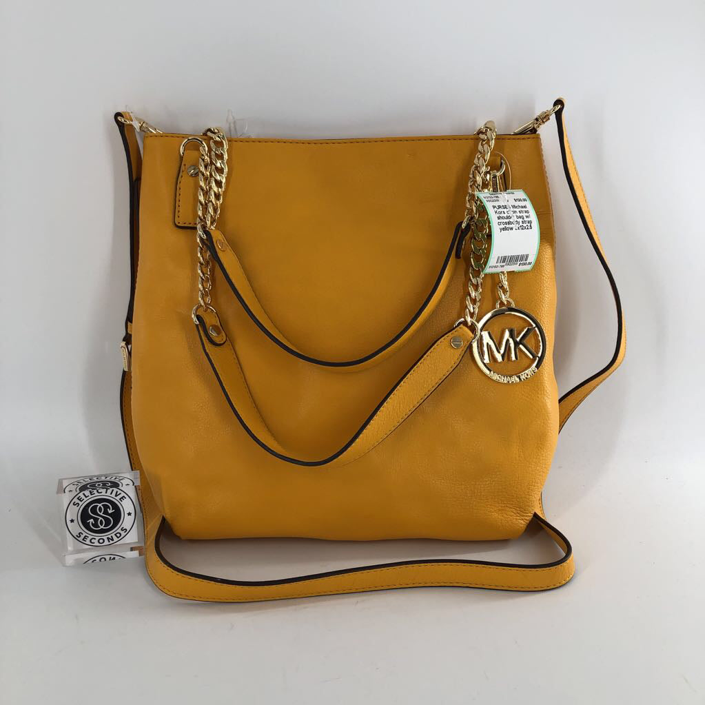 chain strap shoulder bag w/ crossbody strap