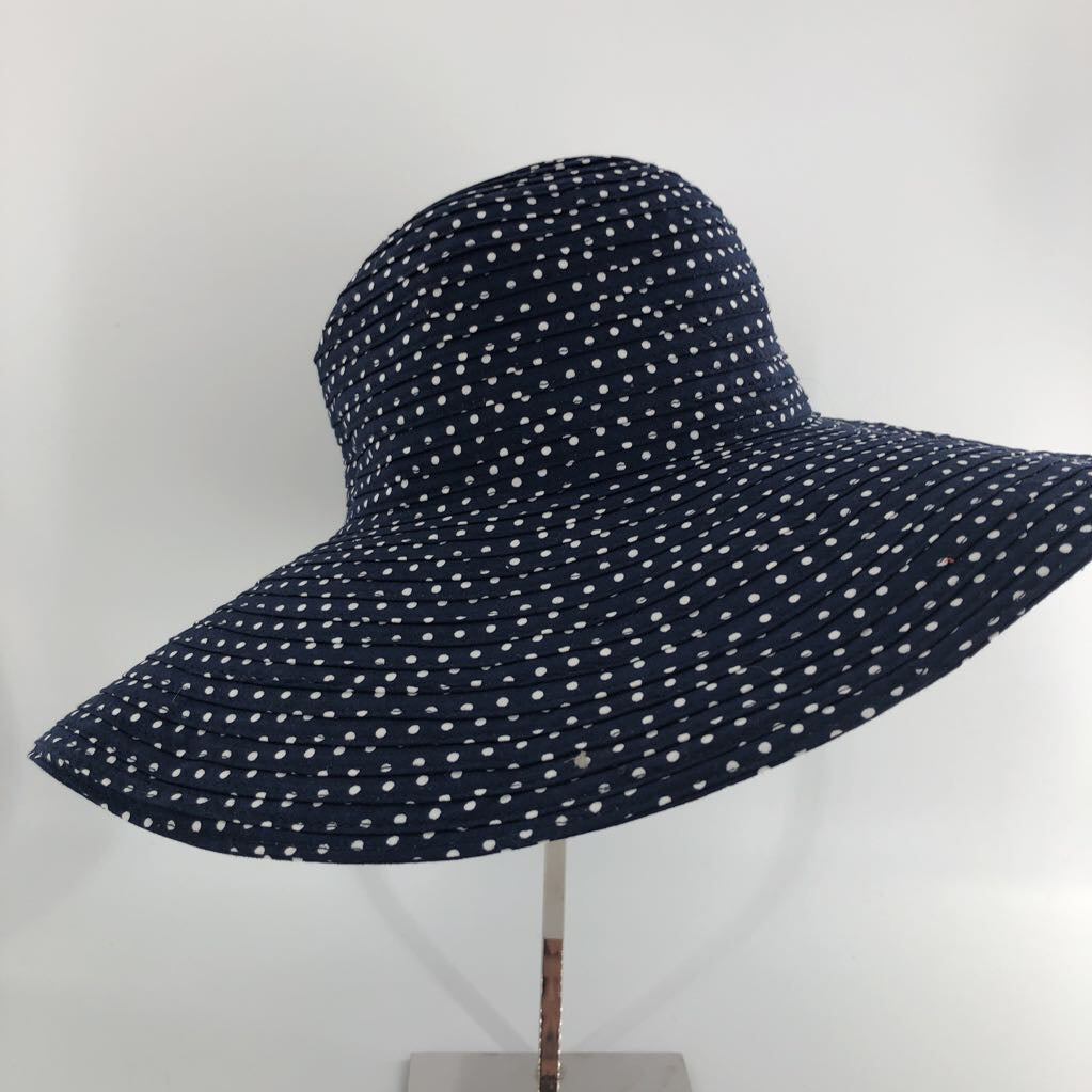 R49 O/S Polka dot floppy sunhat