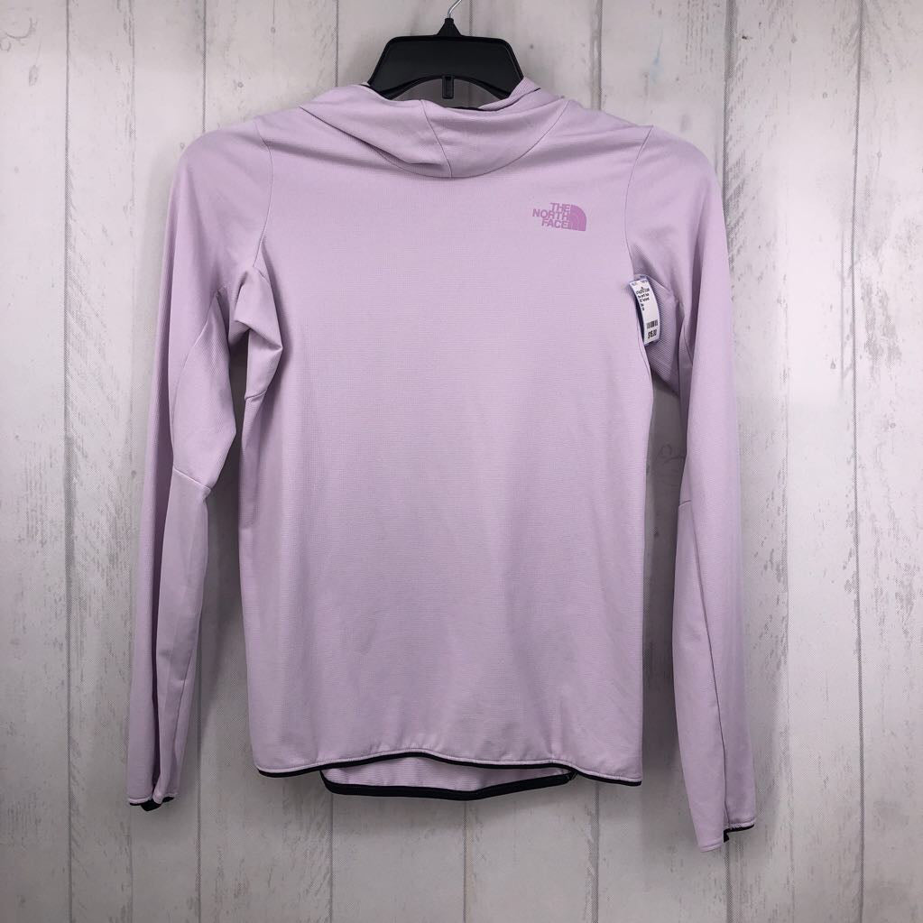 XS Textured hooded pullover l/s