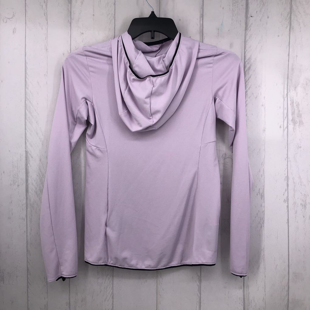 XS Textured hooded pullover l/s