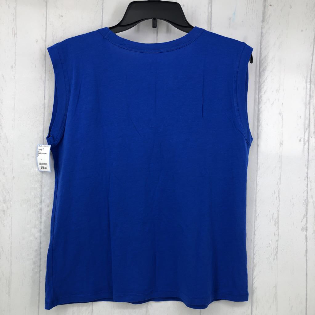 R34 S Smocked scoop neck tank