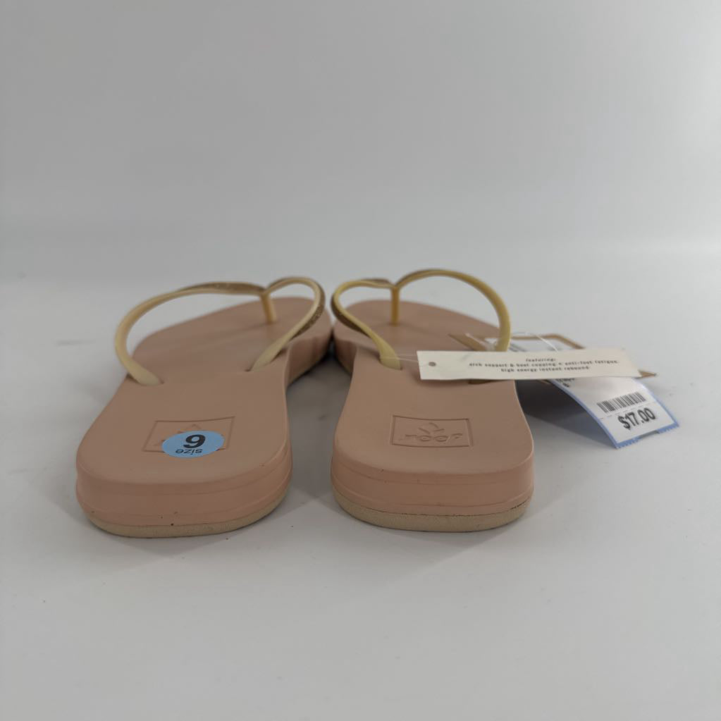 R30 6 Glitter cushion flip-flop