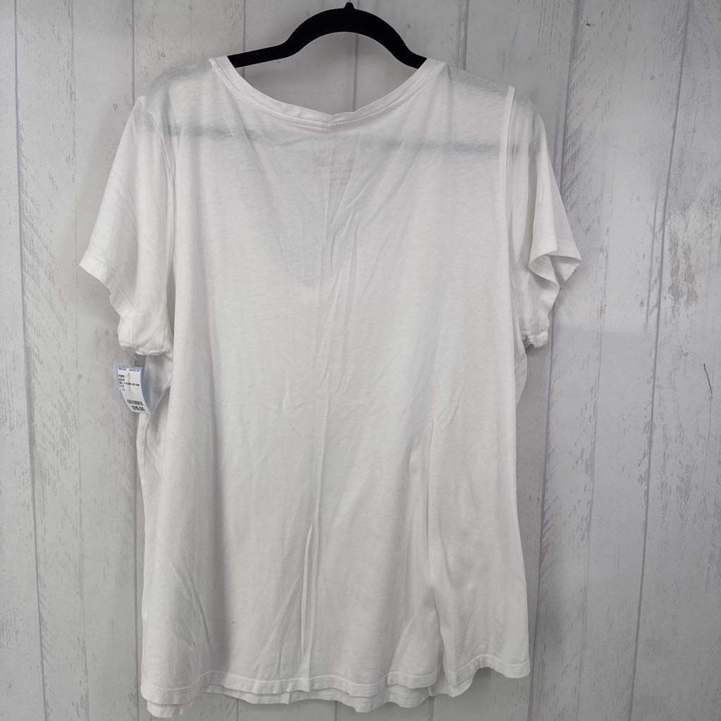 2(L) V-neck s/s tee