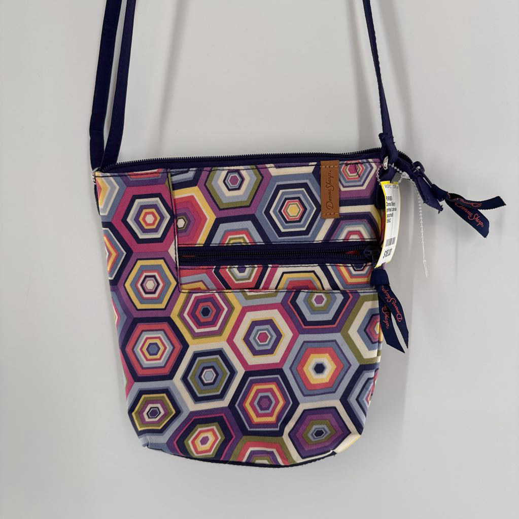 printed canvas crossbody